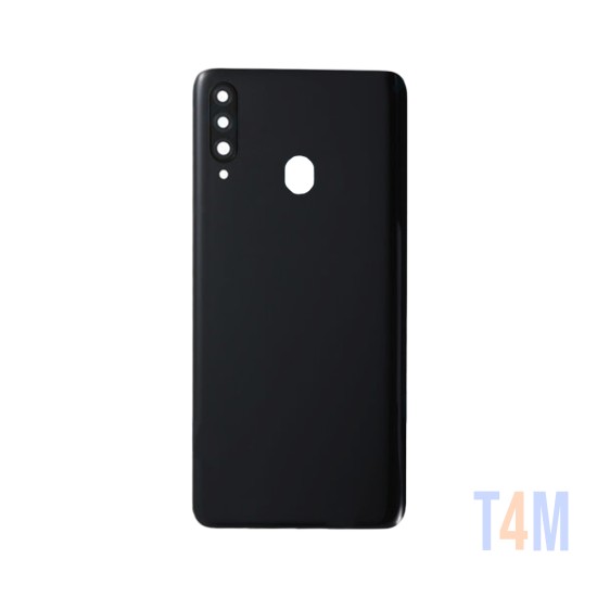 Back cover with Camera Lens Samsung Galaxy A20s/A207 Black